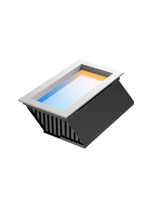 Yeelight Smart Διακοσμητικό Φωτιστικό LED Ρυθμιζόμενο Λευκό Πίνακας 59.8εκ.