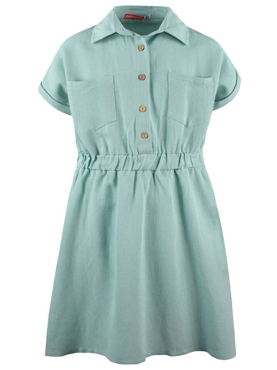 Rochie pentru Copii Mâneca scurta Bay Leaf Mint