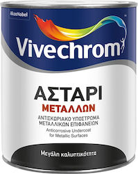 Vivechrom Astari Metallon Αστάρι Λευκό Κατάλληλο για Μέταλλο 0.75lt Vivechrom Astari Metallon Αστάρι Λευκό Κατάλληλο για Μέταλλο 0.75lt