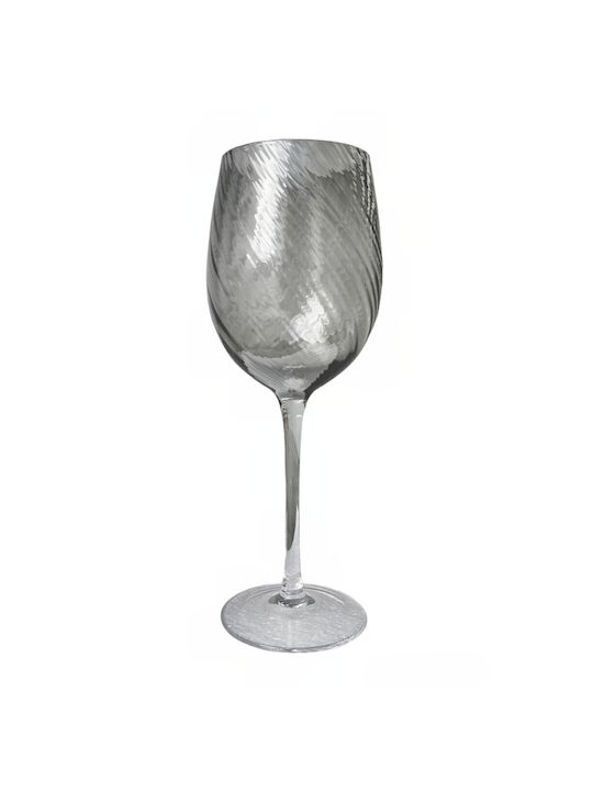 HFA Σετ Ποτήρια Νερού από Γυαλί σε Γκρι Χρώμα 580ml 6τμχ