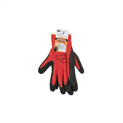 Waterproof Gloves for Work Red Latex 1pcs