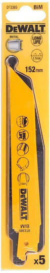 DEWALT Jig Saw Blade for Metal 152mm 5pcs DT2385