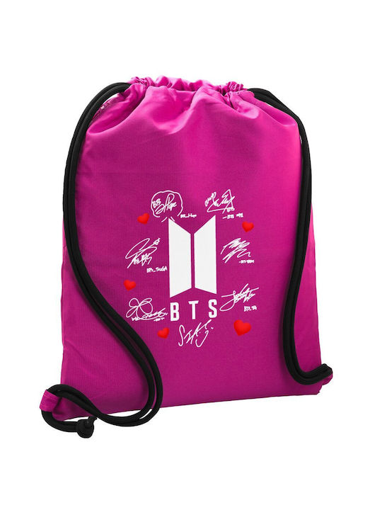 Koupakoupa Bts Signs Gym Backpack Pink