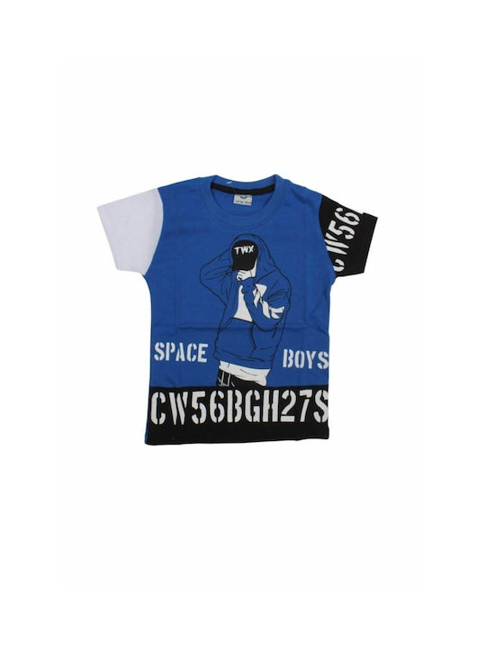 Kinder-T-Shirt Blau