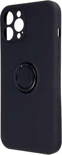 TelForceOne Back Cover Silicon / Plastic Negru (iPhone 15 Pro Max)