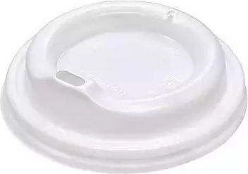 Ecocraft Disposable Cup Lids Sip Lid in White color (100pcs)