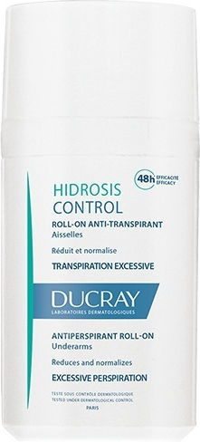 Ducray Hidrosis Control Deodorant 48h sub formă de Roll-On 40ml
