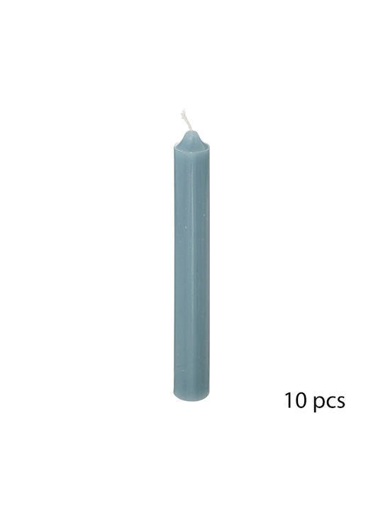 Scented Candle Taper Blue 10pcs