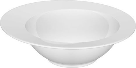 e-exoplismos Serving Bowl Round made of Porcelain White with Diameter 20cm 6pcs