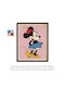 Kids Poster Minnie Mouse in Wooden Black Frame with Glass 50x40cm
