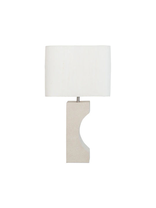 Urban Nature Culture Amsterdam Ceramic Table Lamp with White Shade and Base