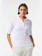 Lacoste Damen Polo Bluse White