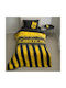 Vesta Home Set Kids Duvet Cover King Size Cotton Yellow 230x240cm