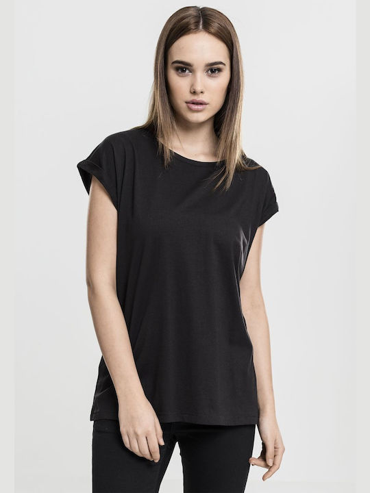Urban Classics Damen T-Shirt Black