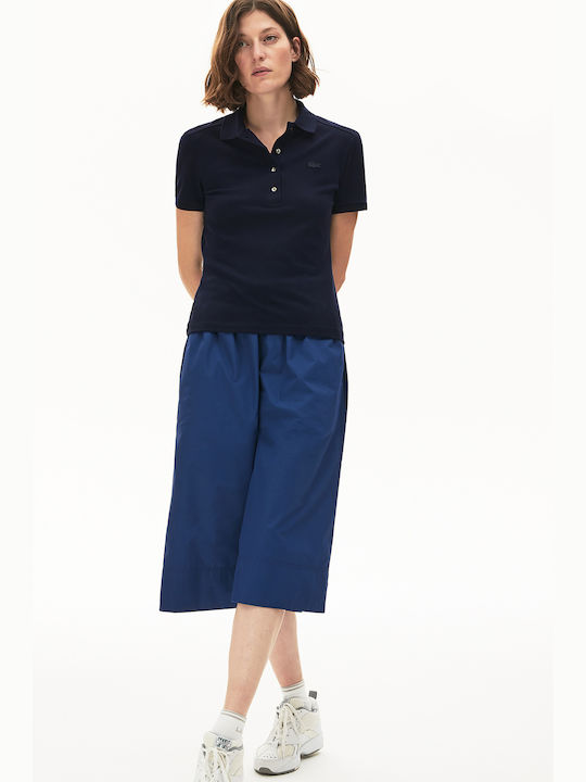 Lacoste Women's Polo Shirt Short Sleeve Dark Blue