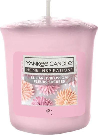 Yankee Candle Αρωματικό Sugared Blossom σε Βάζο Ροζ Yankee Candle Αρωματικό Sugared Blossom σε Βάζο Ροζ
