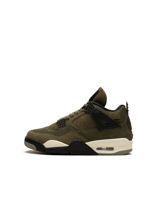 Jordan Air Jordan 4 Retro Sneakers Medium Olive / Pale Vanilla / Khaki / Black / Sail