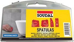 Soudal Spatel Kunststoff mit Kunststoffgriff Set 4Stücke