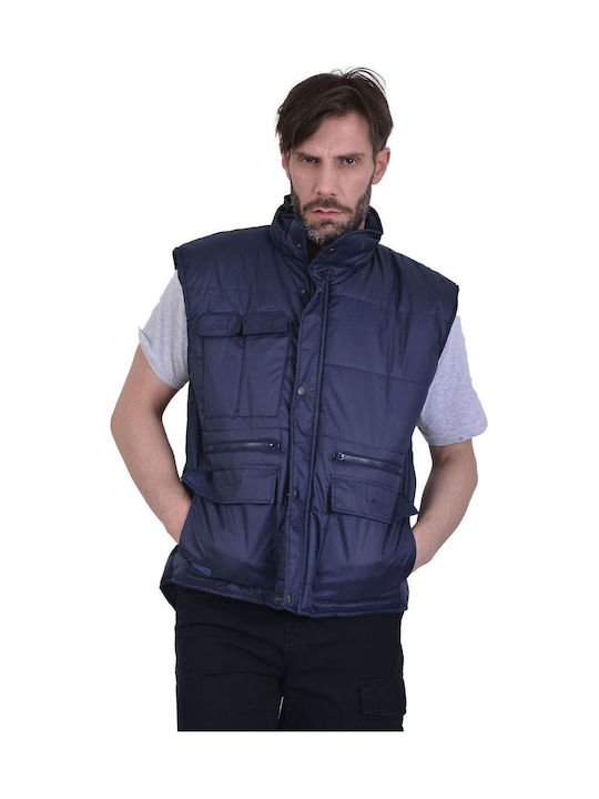 Adiavroxo (Work Aprons & Sleeves) Ανδρικό Γιλέκο Εργασίας Αδιάβροχο Μπλε Adiavroxo (Work Aprons & Sleeves) Ανδρικό Γιλέκο Εργασίας Αδιάβροχο Μπλε
