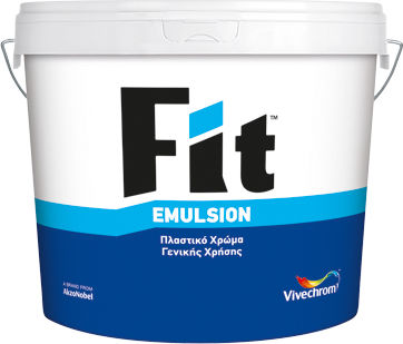 Vivechrom Fit Emulsion Base P Plastic Paint for Interior Use White 9lt