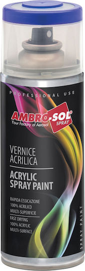 Ambro-Sol Spray Paint Acrylic with Satin Effect White RAL 9010 400ml