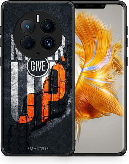 Smartfits Never Give Up Back Cover Μαύρο (Huawei Mate 50 Pro)