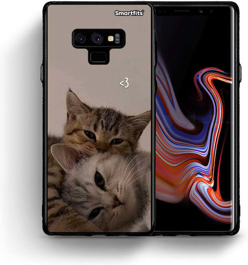 Smartfits Cats In Love Umschlag Rückseite Beige (Galaxy Note 9)