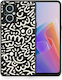 Smartfits Doodle Art Back Cover Μαύρο (Oppo Reno7 Lite)
