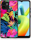Smartfits Tropical Flowers Back Cover Πολύχρωμο (Redmi A1+ / A2+)