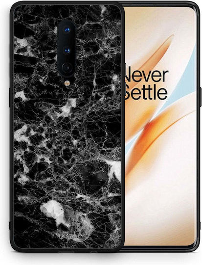 Smartfits Marble Male Задна корица Черен (OnePlus 8)
