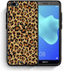 Smartfits Animal Leopard Umschlag Rückseite Orange (Huawei Y5 2018 / Honor 7S)