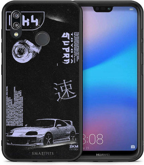 Smartfits Tokyo Drift Back Cover Negru (Huawei P20 Lite)