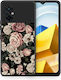 Smartfits Flower Wild Roses Back Cover Ροζ (Poco M5)