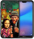 Smartfits Funny Art Back Cover Πολύχρωμο (Huawei P20 Lite)