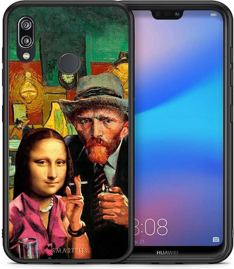 Smartfits Funny Art Back Cover Πολύχρωμο (Huawei P20 Lite)
