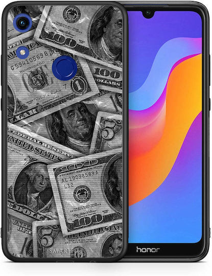 Smartfits Money Dollars Back Cover Γκρι (Honor 8A)