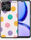Smartfits Smiley Faces Back Cover Multicolor (Realme C53)