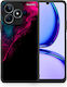Smartfits Watercolor Pink Black Задна корица Розов (Realme C53) A00_SM1-RL-C53_WATERCOLORPINKBLA