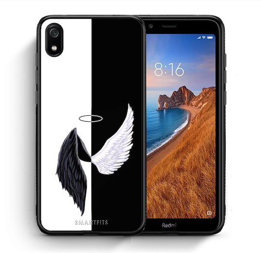 Smartfits Angels Demons Back Cover Μαύρο (Redmi 7A)