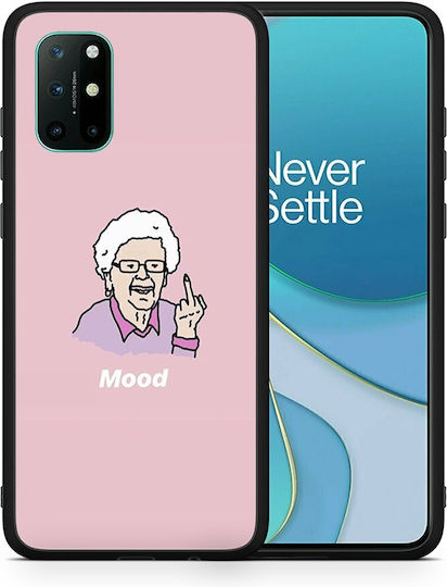 Smartfits Popart Mood Umschlag Rückseite Flieder (OnePlus 8T)