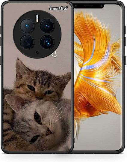 Smartfits Cats In Love Задна корица Бежов (Huawei Mate 50 Pro)