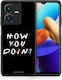 Smartfits How You Doin Задна корица Черен (Vivo Y22)