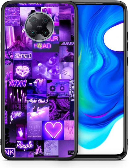 Smartfits Collage Stay Wild Back Cover Μωβ (Poco F2 Pro)