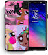 Smartfits Bubble Girls Umschlag Rückseite Lila (Galaxy A6 2018)