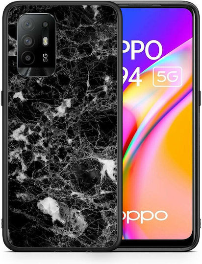 Smartfits Marble Male Back Cover Μαύρο (Oppo A94)
