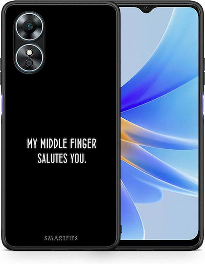 Smartfits Salute Back Cover Negru (Oppo A17)