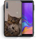 Smartfits Cats In Love Back Cover Μπεζ (Galaxy A7 2018)