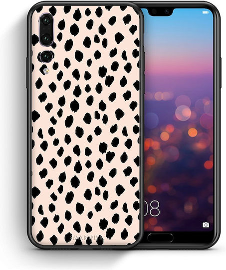 Smartfits Polka Dots Back Cover Μπεζ (Huawei P20 Pro)
