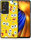 Smartfits Popart Sponge Back Cover Galben (Poco F4 5G)