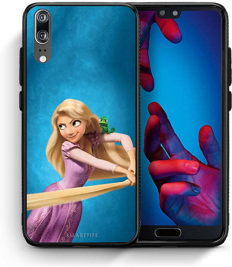 Smartfits Tangled 2 Back Cover Albastru (Huawei P20)